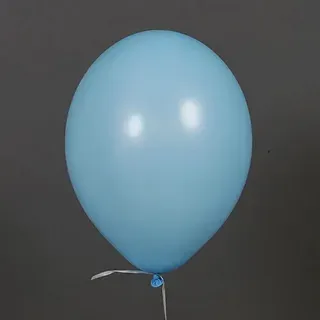 шар 30 см голубой